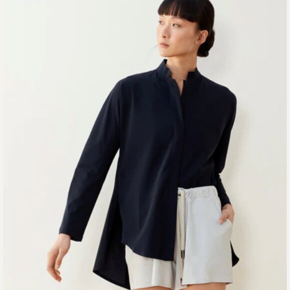 ADAY Something Borrowed Top Minimalist Neutral - Picture 1 of 9